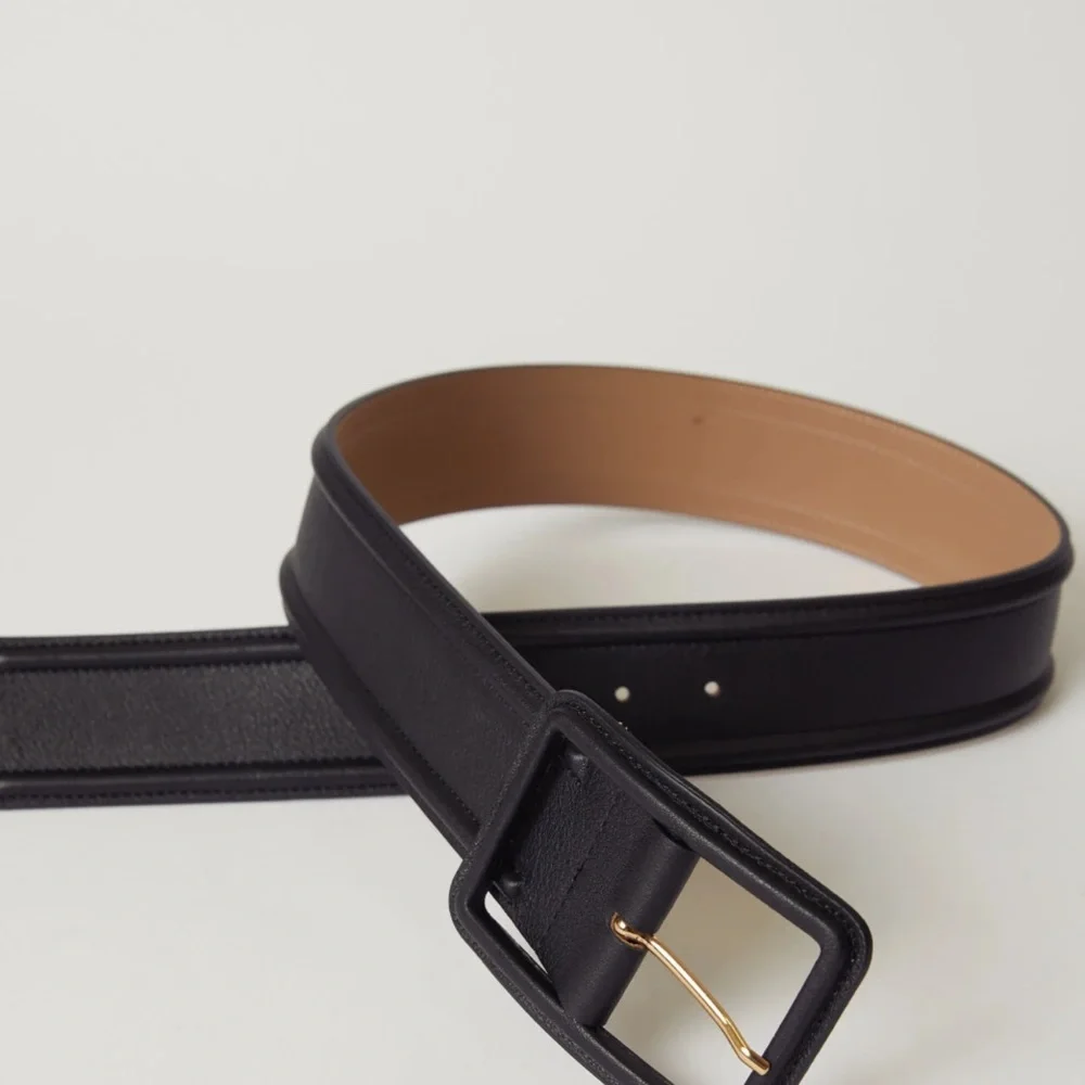 B low the belt black Leather Belt - Picture 2 of 4